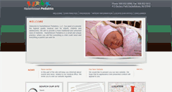Desktop Screenshot of hackettstownpediatrics.net